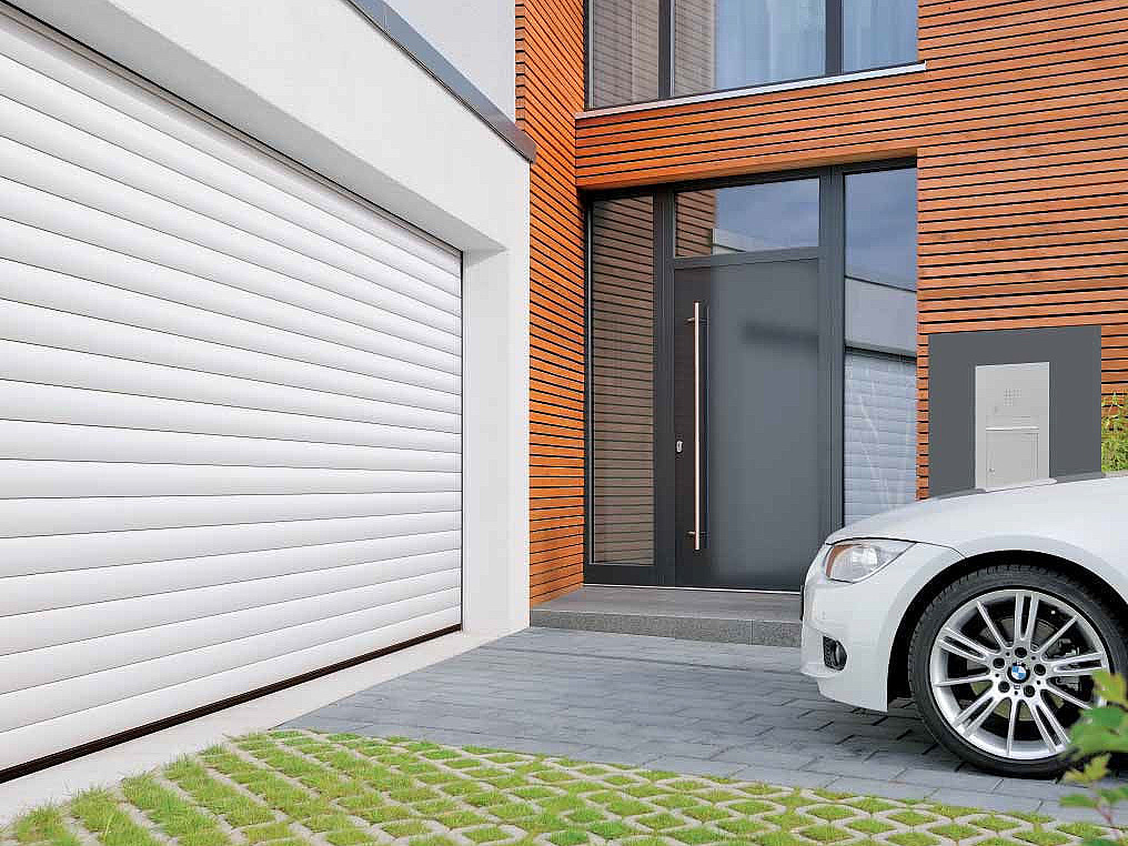 Rolpoort poorten verano sectionale poorten hoogwaardig aluminium sectionaalpoort perfect passend