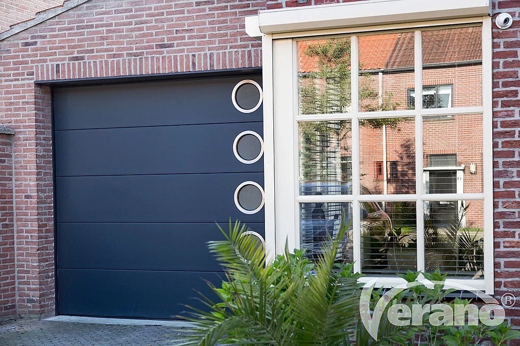 sectionaalpoort garagedeur sectionale poort eersteklas afwerking - vrijwel geruisloos openen en sluiten resize