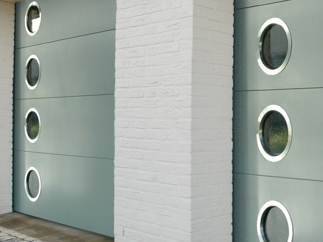 automatische sectionaalpoort - mooie afwerking