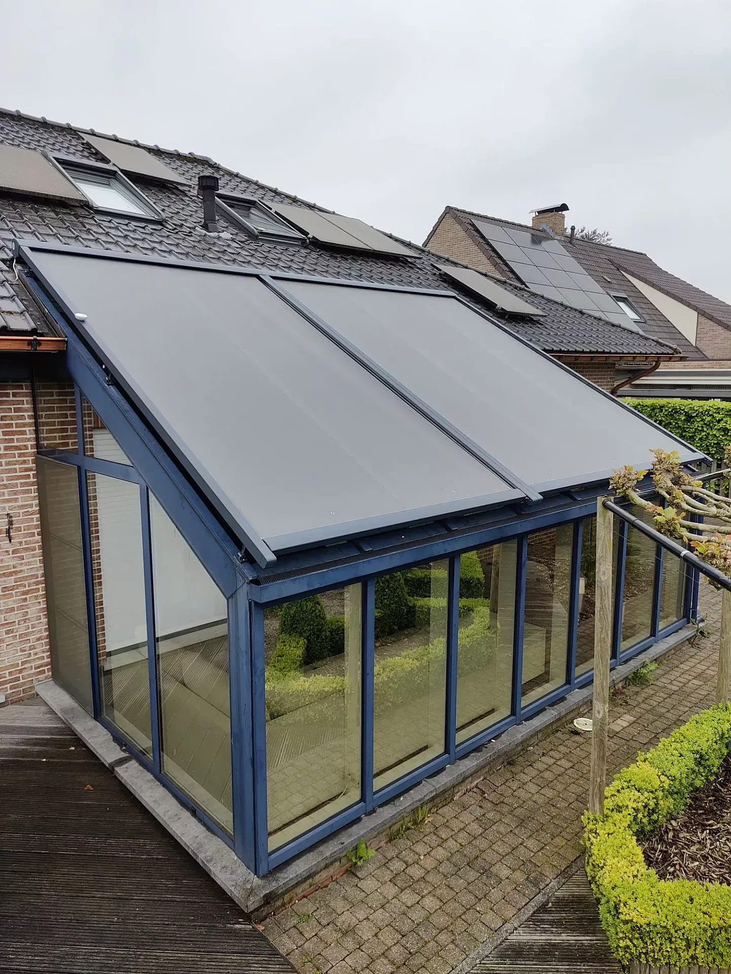 V610 verandazonwering met sterk doek Verano screens