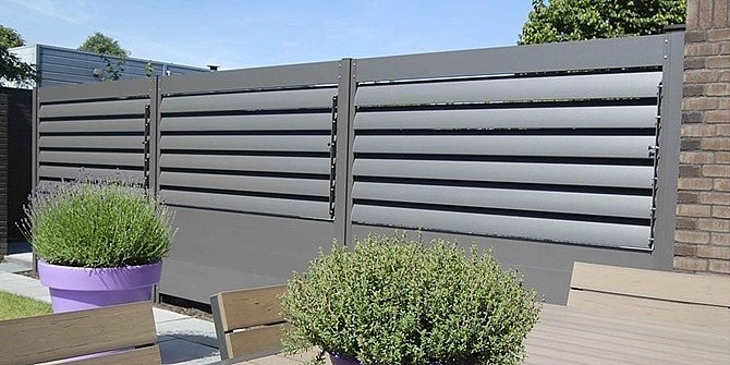 Tuinscherm stevig