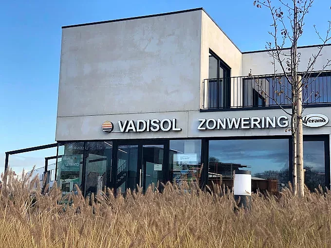 Showroom vadisol maatwerk zonwering Turnhout