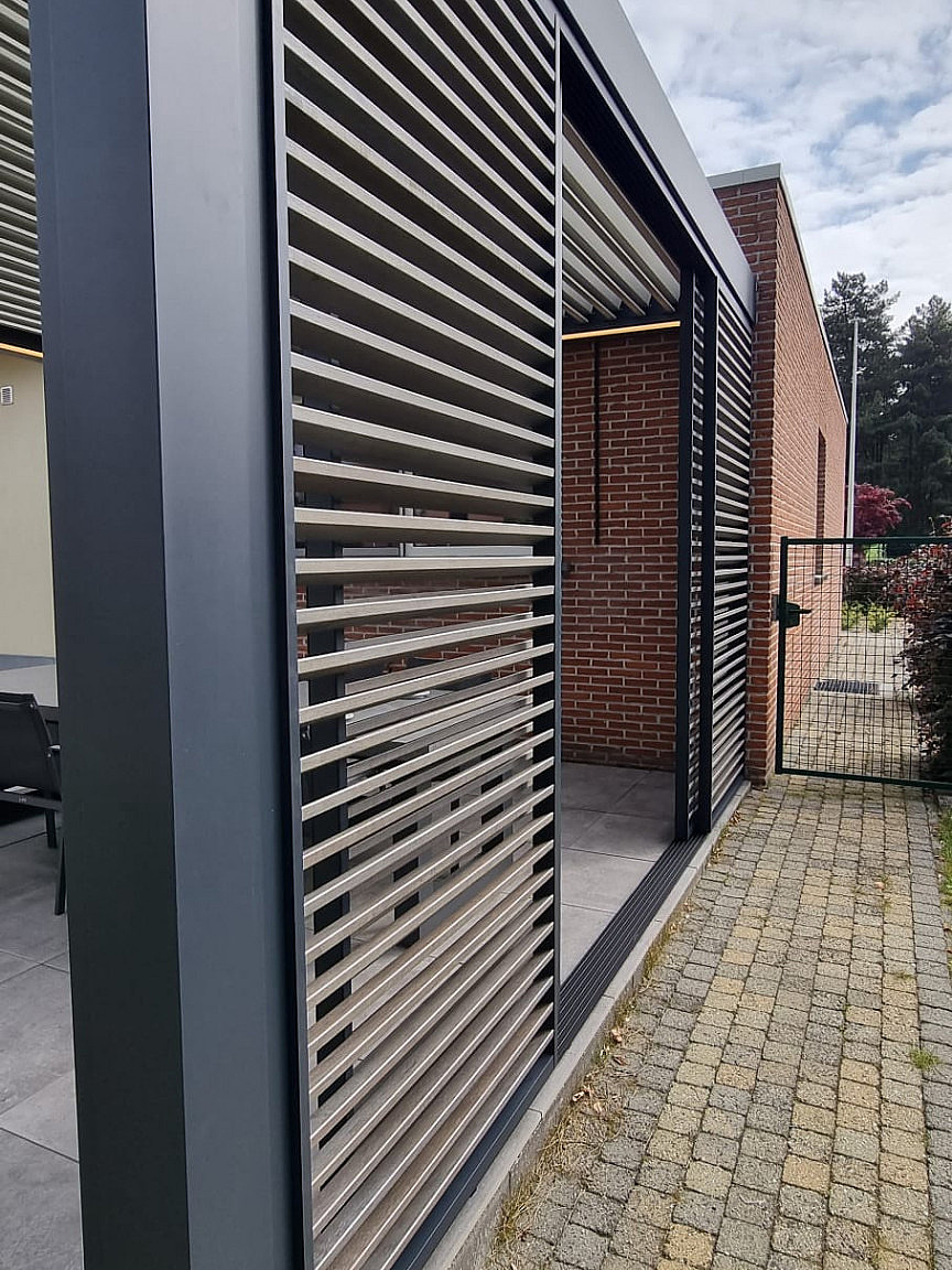 V755 Nova wand 4 delig schuifbaar